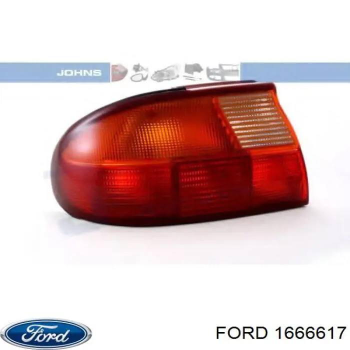 Ліхтар задній лівий Ford 1666617 ціна, від 17.74 USD