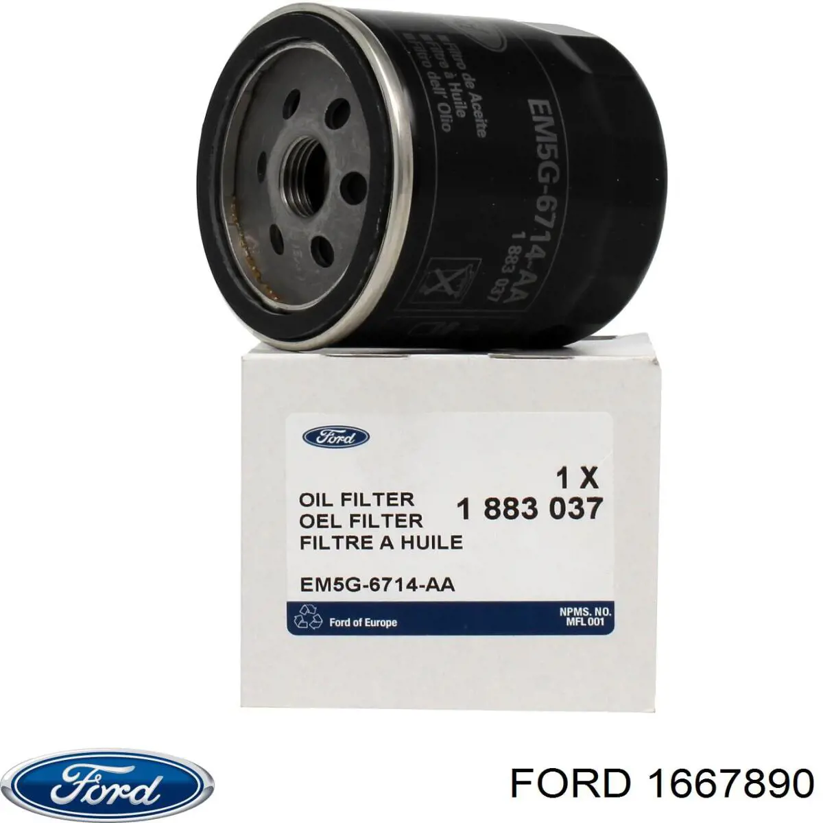 Фільтр масляний 1667890 Ford