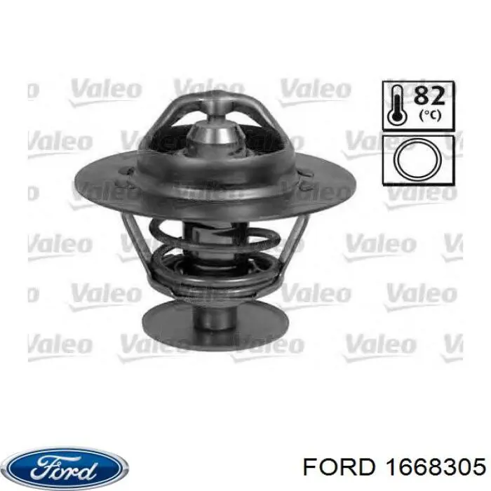 Автомобільний термостат Ford 1668305 ціна, від 5.98 USD