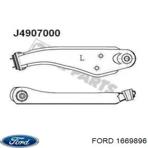 Болт кріплення маховика Ford 1669896