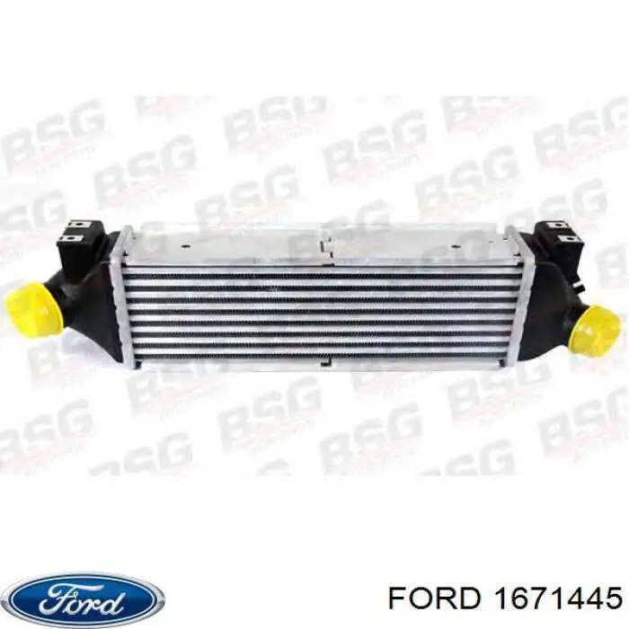 Купити 1671445 Ford Радіатор интеркуллера