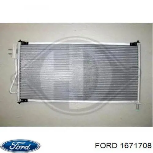 1671708 Ford радіатор кондиціонера