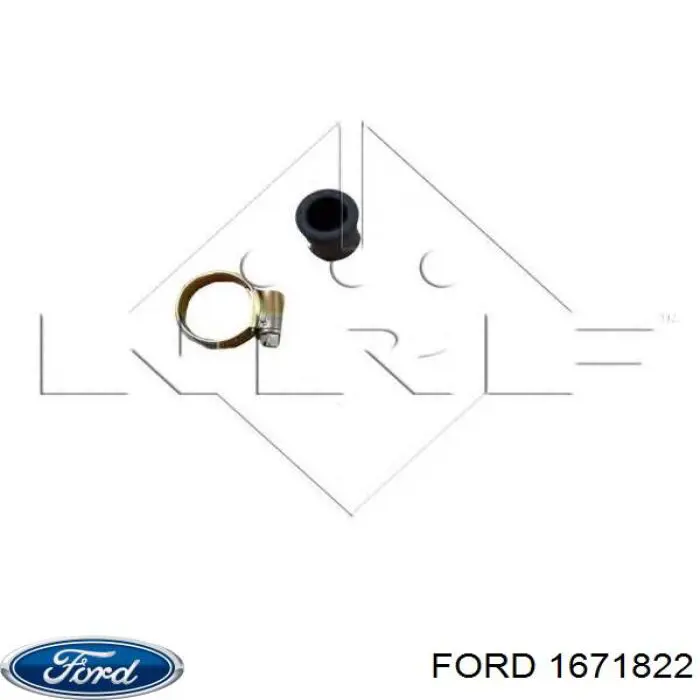 Купити 1671822 Ford Радіатор двигуна