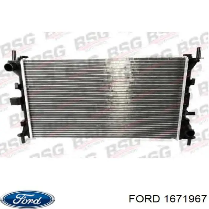 1671967 Ford Радіатор охолодження двигуна