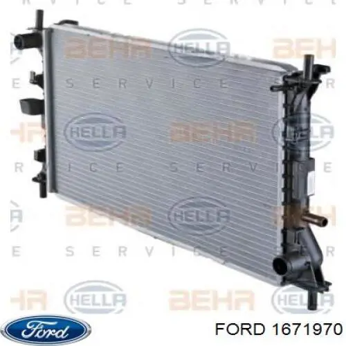 Купити 1671970 Ford Радіатор двигуна