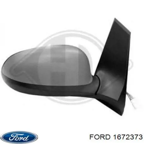 1672373 Ford Дзеркальний елемент правий