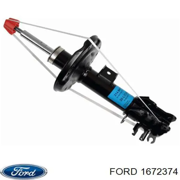 Амортизатор передньої підвіски, лівий Ford 1672374 ціна, від 50.76 USD