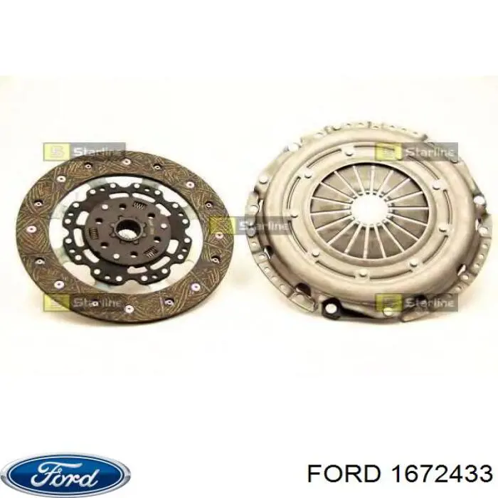 Купити 1672433 Ford Комплект зчеплення (диск, корзина, підшипник)