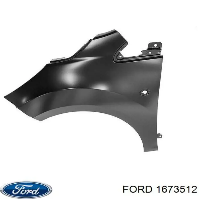 1673512 Ford Переднє ліве крило