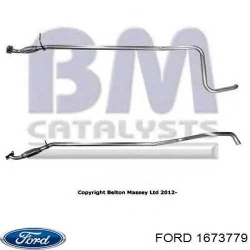 Купити 1673784 Ford Вихлоп