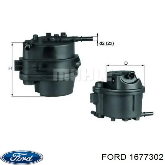 1677302 Ford фільтр паливний