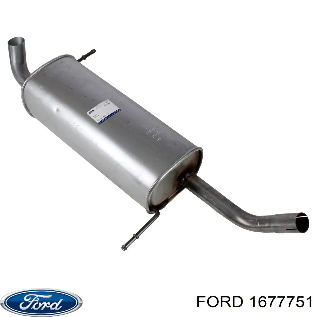 1333989 Ford Глушник, задня частина