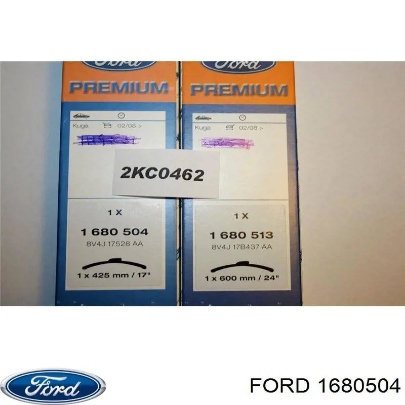 Купити 1680504 Ford Щітка-двірник лобового скла, пасажирська
