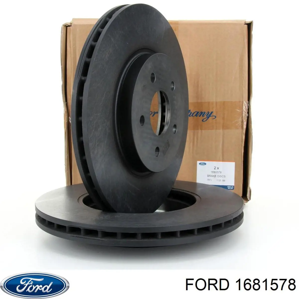 1681578 Ford диск гальмівний передній