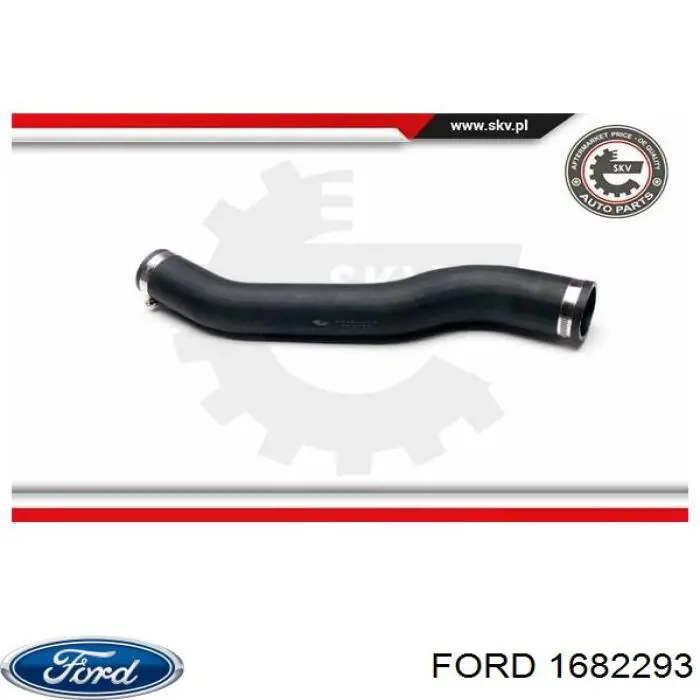 Шланг/патрубок интеркуллера Ford 1682293 ціна, від 14.23 USD