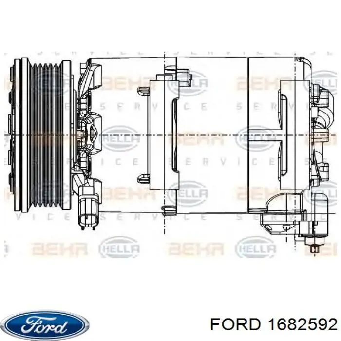 Купити 1682592 Ford Компресор кліматичної установки