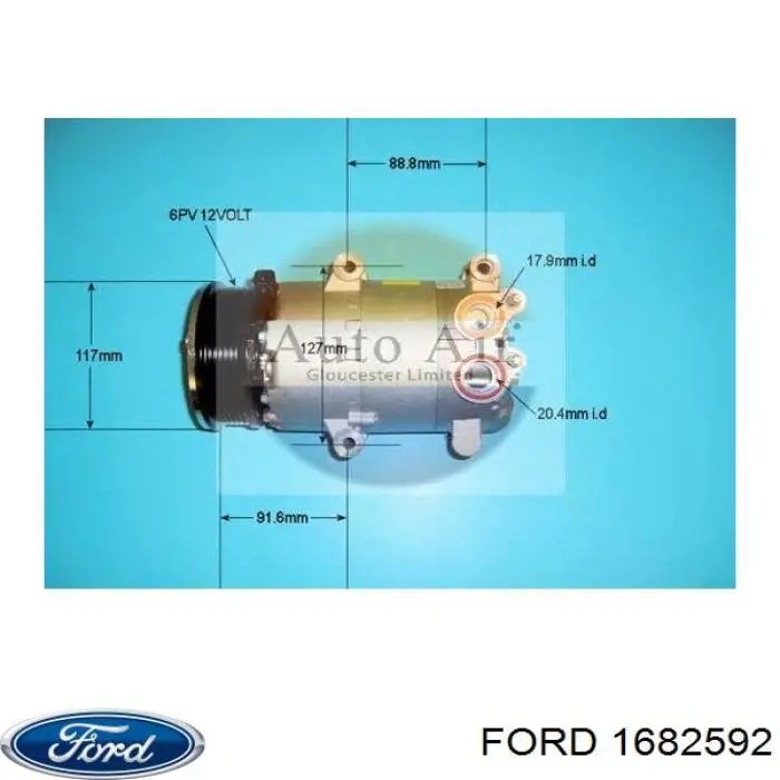 1682592 Ford компресор кондиціонера