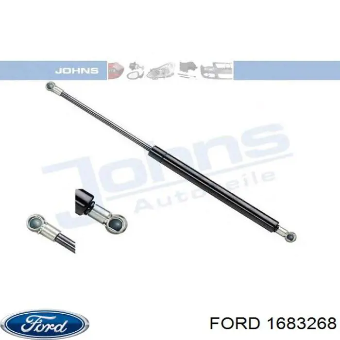 1683268 Ford Амортизатор кришки багажника / двері 3/5-ї задньої