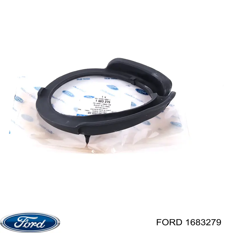 1683279 Ford проставка (гумове кільце пружини передньої, нижня)