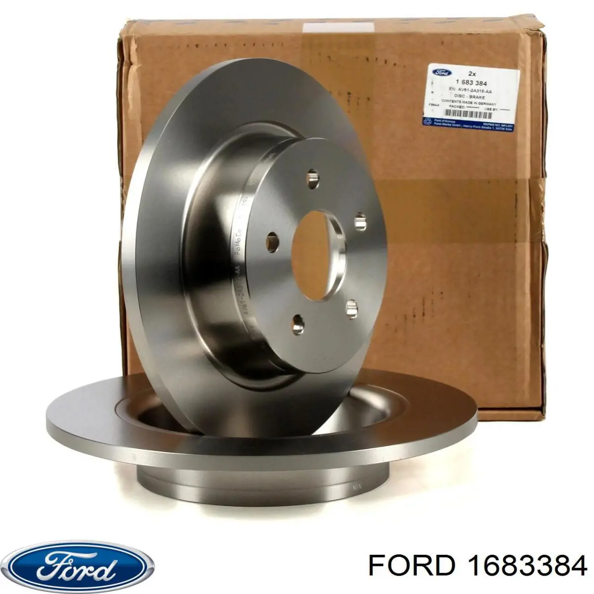 1683384 Ford Дискові гальма