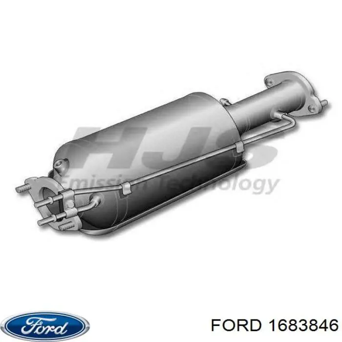 Фільтр системи відпрацьованих газів Ford 1683846 ціна, від 178.34 USD