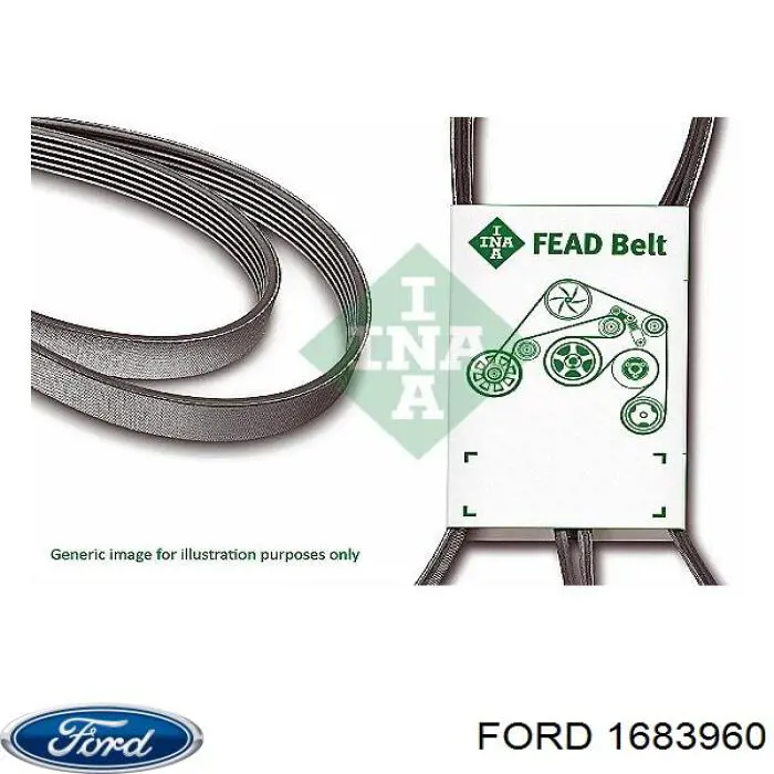Клиновий ремінь Ford 1683960 ціна, від 13.84 USD