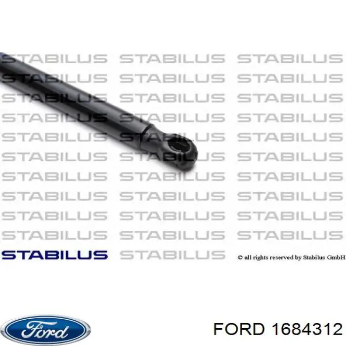 Амортизатор двері задньої Ford 1684312 ціна, від 7.09 USD