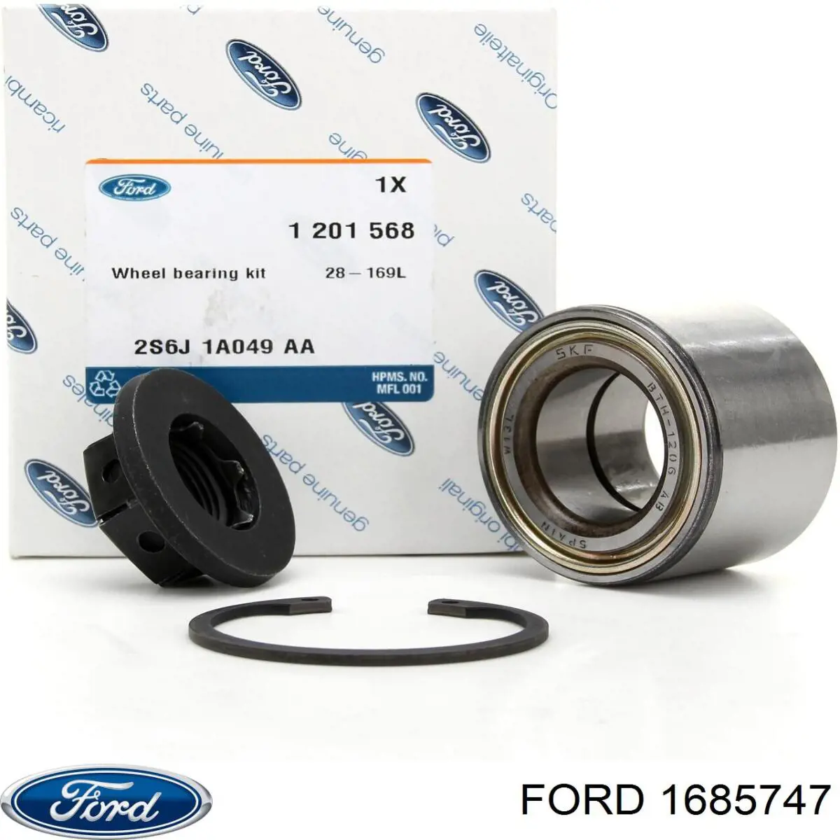 Купити 1685747 Ford Натяжний ролик