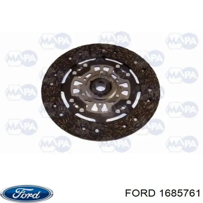1685761 Ford комплект зчеплення (3 частини)
