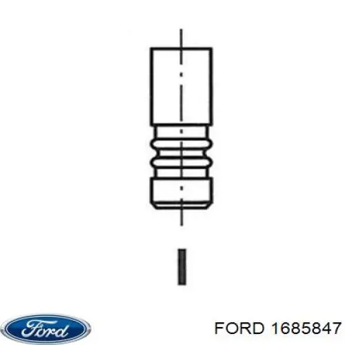 Клапан впускний Ford 1685847 ціна, від 6.68 USD