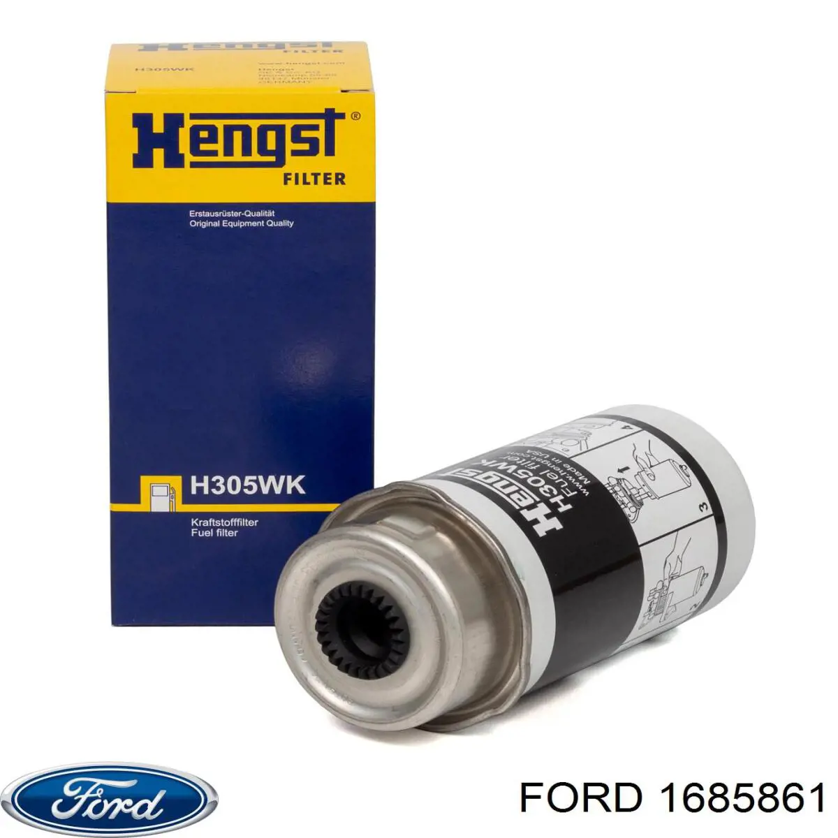 Паливний фільтр 1685861 Ford