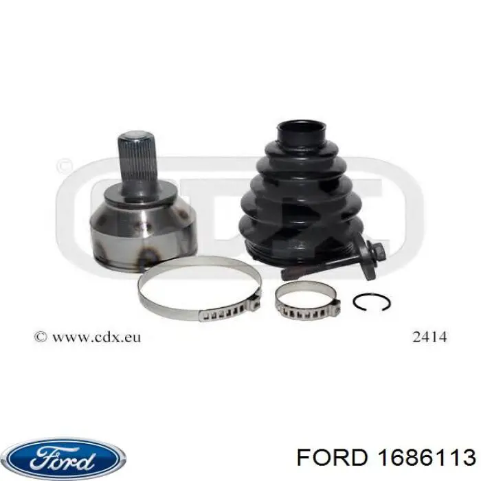 Піввісь передня, права Ford 1686113 ціна, від 95.96 USD