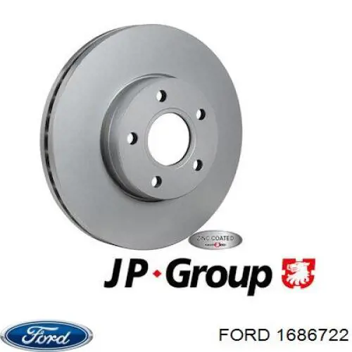 Гальмівні диски передні 1686722 Ford