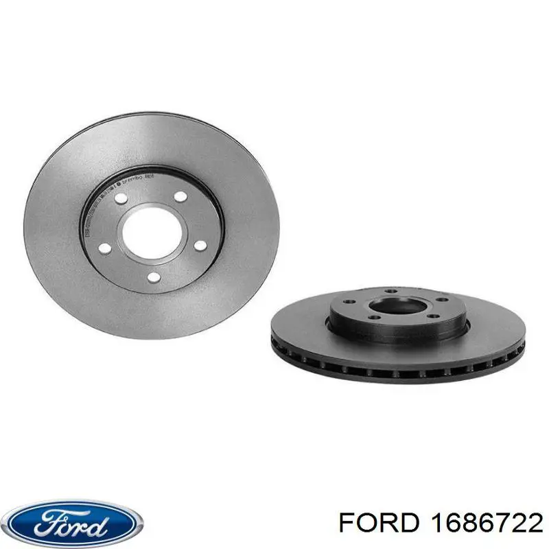 Диск гальмівний передній Ford 1686722