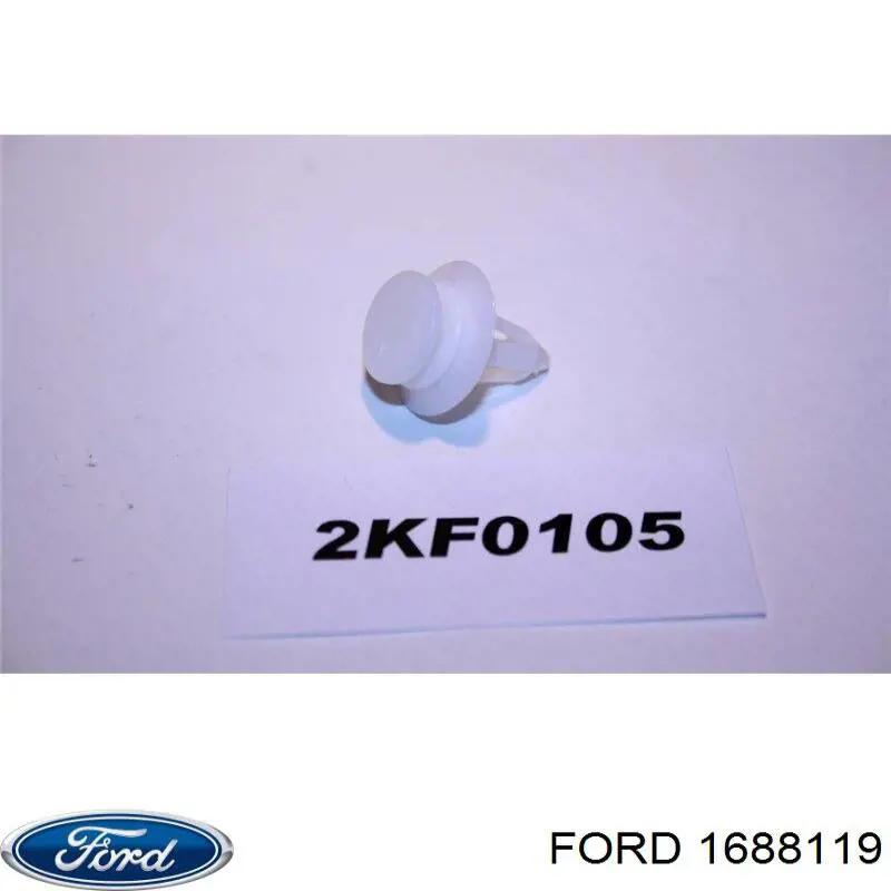 Пістон (кліп) кріплення бампера, переднього 1688119 Ford