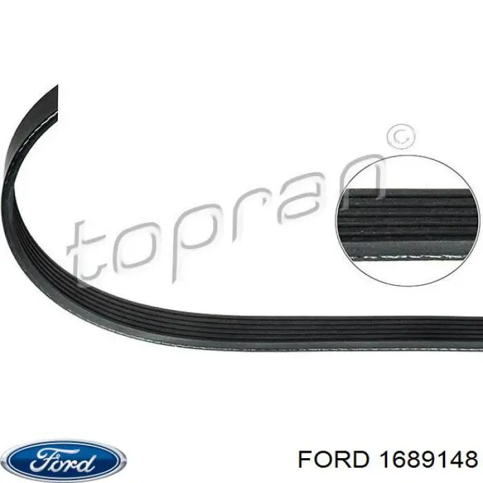 Ремінь генератора 1689148 Ford