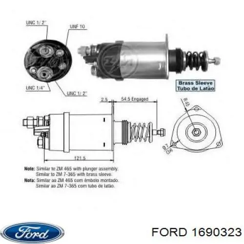 1690323 Ford шрус зовнішній передній