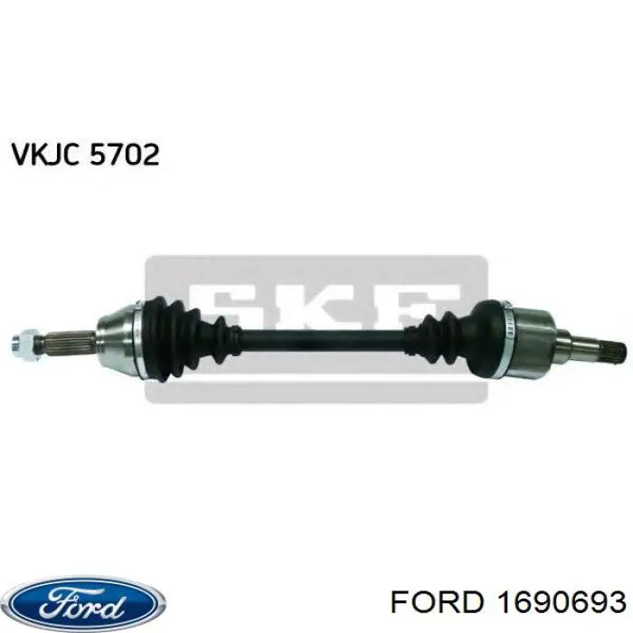 Привід передній лівий Ford 1690693 ціна, від 26.87 USD