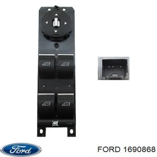 Кнопковий блок керування склопідіймачами передній лівий Ford 1690868 ціна, від 16.47 USD