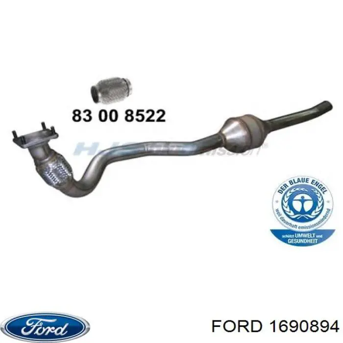 Конвертор-каталізатор (каталітичний нейтралізатор) Ford 1690894 ціна, від 825.49 USD