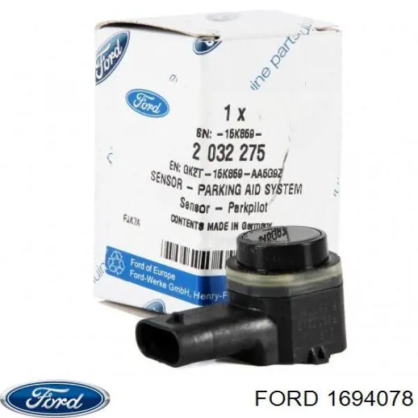 Купити 1694078 Ford Датчик сигналізації паркування (парктронік), передній