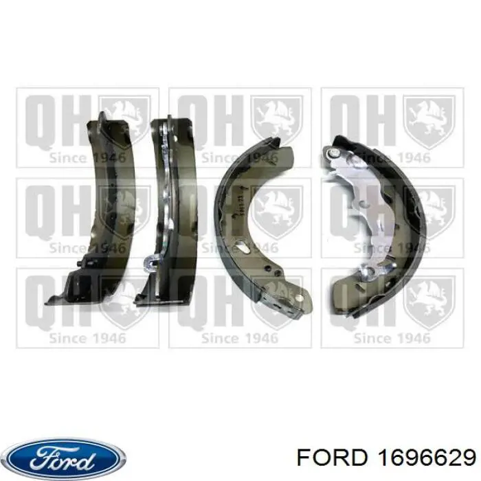 Гальма робочі задні ножні і гальмівні барабани Ford 1696629