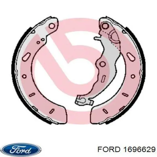 Колодки гальмові задні, барабанні Ford 1696629 ціна, від 28.02 USD