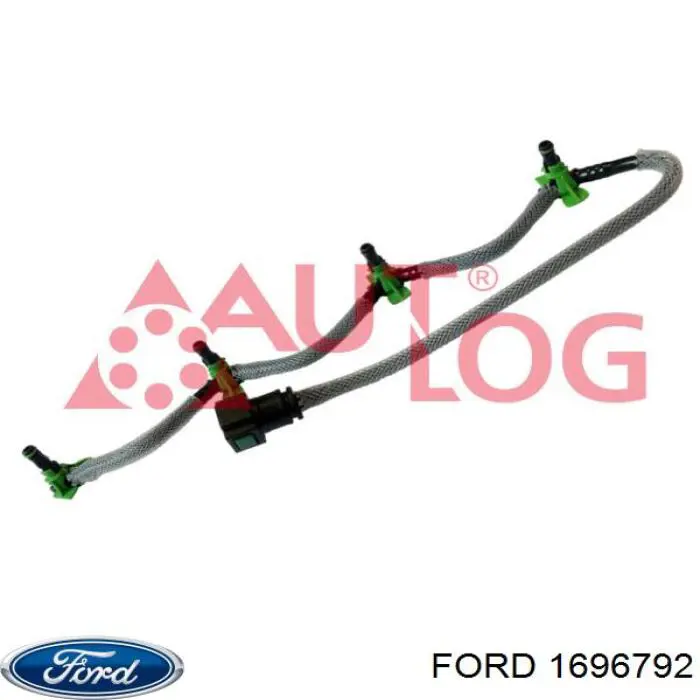 Трубка паливна, зворотня від форсунок Ford 1696792 ціна, від 20.25 USD