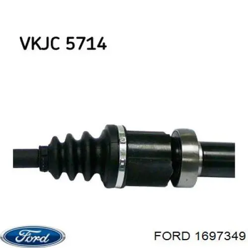 Піввісь передня, права Ford 1600353 ціна, від 87.60 USD
