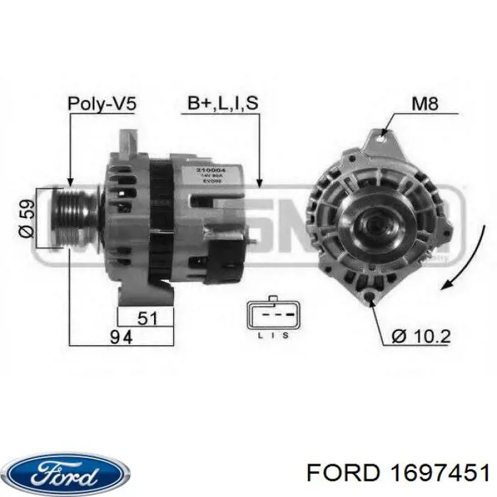 Купити 1697451 Ford 