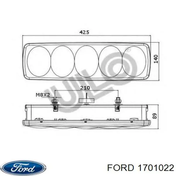 Купити 1701022 Ford Фільтр салону вугільний