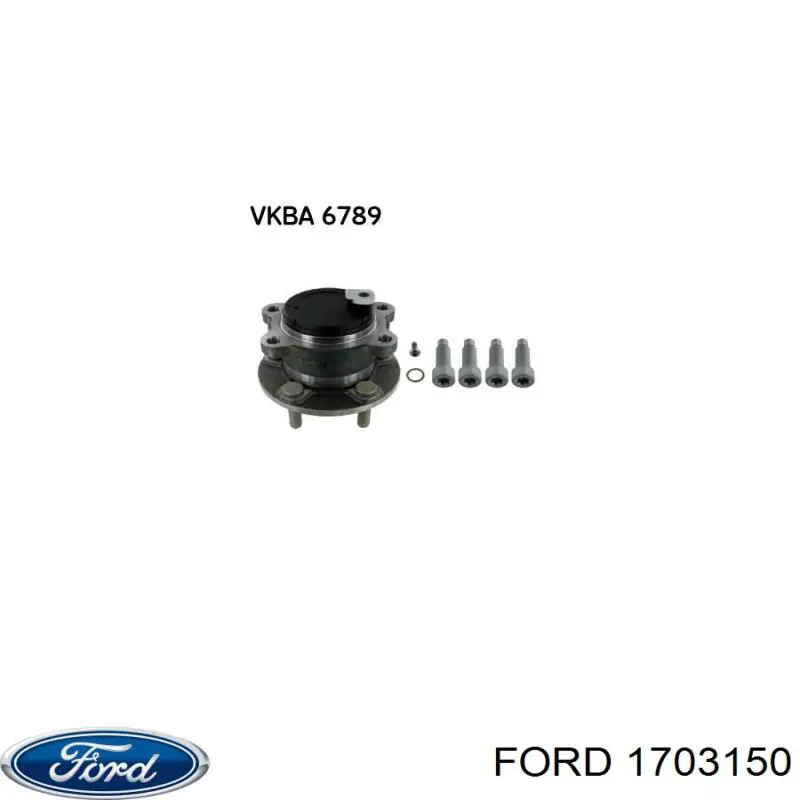 Задня маточина 1703150 Ford