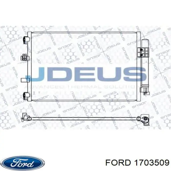 Купити 1703509 Ford Радіатор системи охолодження кондиціонера