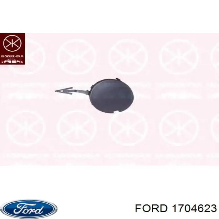 Заглушка бампера буксирувального гака, передня на Ford Mondeo (CA2)